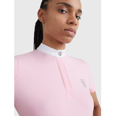 Wedstrijdpolo Tommy Hilfiger Equestrian Performance Strass korte mouwen dames Wedstrijdpolo Tommy Hilfiger Equestrian Performance Strass korte mouwen dames