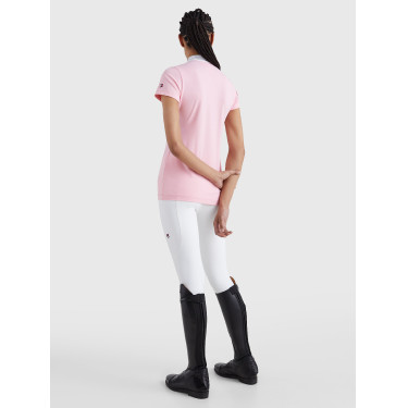 Wedstrijdpolo Tommy Hilfiger Equestrian Performance Strass korte mouwen dames Wedstrijdpolo Tommy Hilfiger Equestrian Performance Strass korte mouwen dames