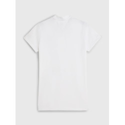 Wedstrijdpolo Tommy Hilfiger Equestrian Performance Strass korte mouwen dames Wit