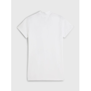 Wedstrijdpolo Tommy Hilfiger Equestrian Performance Strass korte mouwen dames Wit