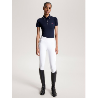 Tommy Hilfiger Equestrian Harlem damespolo met korte mouwen Tommy Hilfiger Equestrian Harlem damespolo met korte mouwen