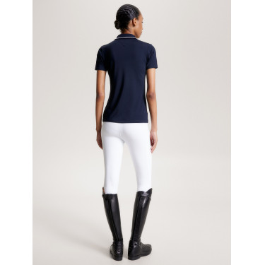 Tommy Hilfiger Equestrian Harlem damespolo met korte mouwen Tommy Hilfiger Equestrian Harlem damespolo met korte mouwen