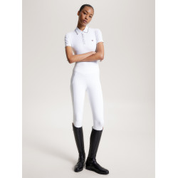 Tommy Hilfiger Equestrian Harlem damespolo met korte mouwen Wit