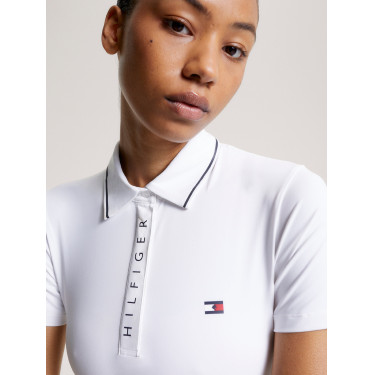 Tommy Hilfiger Equestrian Harlem damespolo met korte mouwen Tommy Hilfiger Equestrian Harlem damespolo met korte mouwen