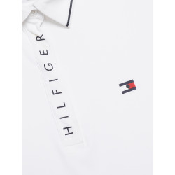 Tommy Hilfiger Equestrian Harlem damespolo met korte mouwen Wit