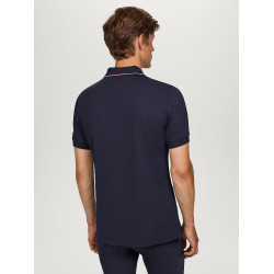 Polo Tommy Hilfiger Equestrian Harrison met korte mouwen voor heren Marineblauw Polo Tommy Hilfiger Equestrian Harrison met korte mouwen voor heren Marineblauw