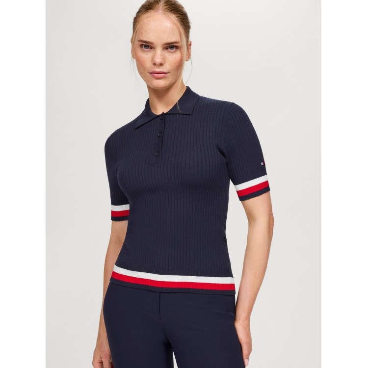 Polo Tommy Hilfiger Equestrian Lenox pullover-effect dames Polo Tommy Hilfiger Equestrian Lenox pullover-effect dames