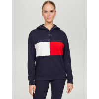 Unisex Tommy Hilfiger Equestrian Berkshire vlag hoodie Marineblauw