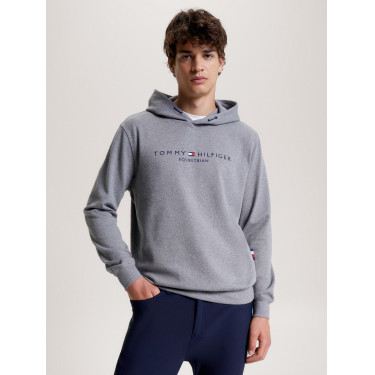 Unisex grafische hoodie Tommy Hilfiger Equestrian Williamsburg Gemêleerd grijs Unisex grafische hoodie Tommy Hilfiger Equestrian Williamsburg Gemêleerd grijs