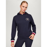 Tommy Hilfiger Equestrian Richmond dameshoodie Marineblauw Tommy Hilfiger Equestrian Richmond dameshoodie Marineblauw