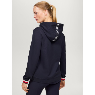 Tommy Hilfiger Equestrian Richmond dameshoodie Marineblauw Tommy Hilfiger Equestrian Richmond dameshoodie Marineblauw