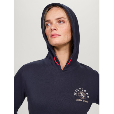 Tommy Hilfiger Equestrian Richmond dameshoodie Marineblauw Tommy Hilfiger Equestrian Richmond dameshoodie Marineblauw