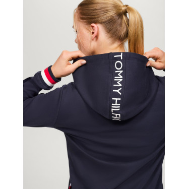 Tommy Hilfiger Equestrian Richmond dameshoodie Marineblauw Tommy Hilfiger Equestrian Richmond dameshoodie Marineblauw