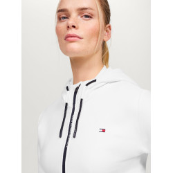 Sweat met rits Tommy Hilfiger Equestrian Kingston dames Ecru Sweat met rits Tommy Hilfiger Equestrian Kingston dames Ecru