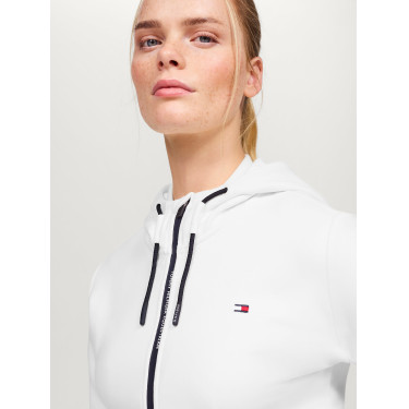 Sweat met rits Tommy Hilfiger Equestrian Kingston dames Ecru Sweat met rits Tommy Hilfiger Equestrian Kingston dames Ecru