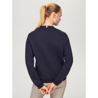 Grafische sweatshirt Tommy Hilfiger Equestrian Evans dames Marineblauw Grafische sweatshirt Tommy Hilfiger Equestrian Evans dames Marineblauw