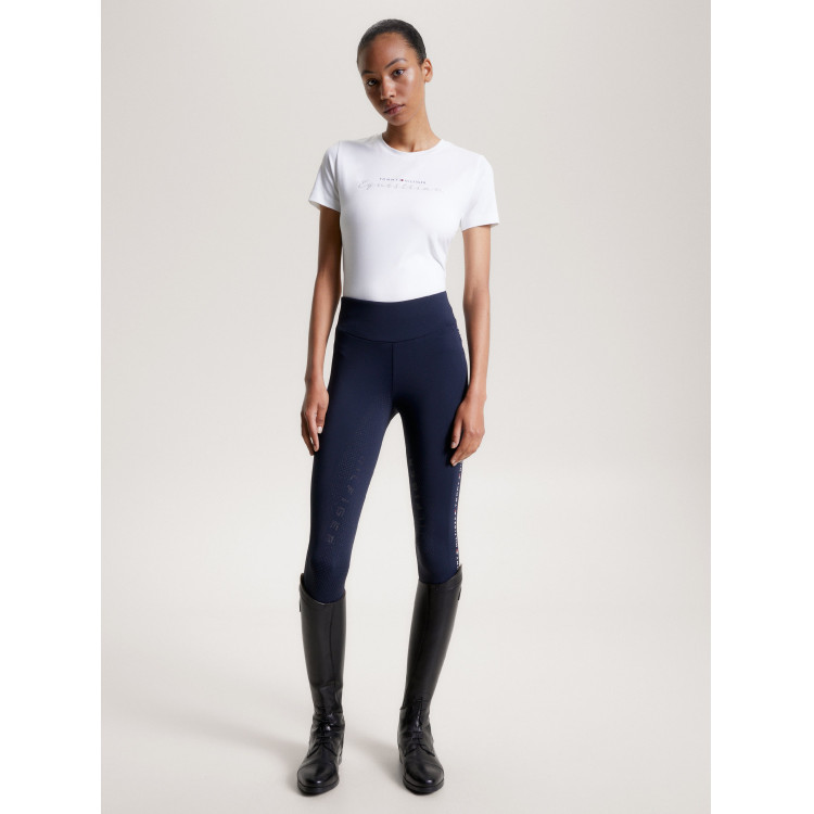 Grafisch T-shirt Tommy Hilfiger Equestrian Brooflyn korte mouwen dames Grafisch T-shirt Tommy Hilfiger Equestrian Brooflyn korte mouwen dames