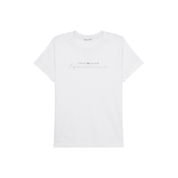 Grafisch T-shirt Tommy Hilfiger Equestrian Brooflyn korte mouwen dames