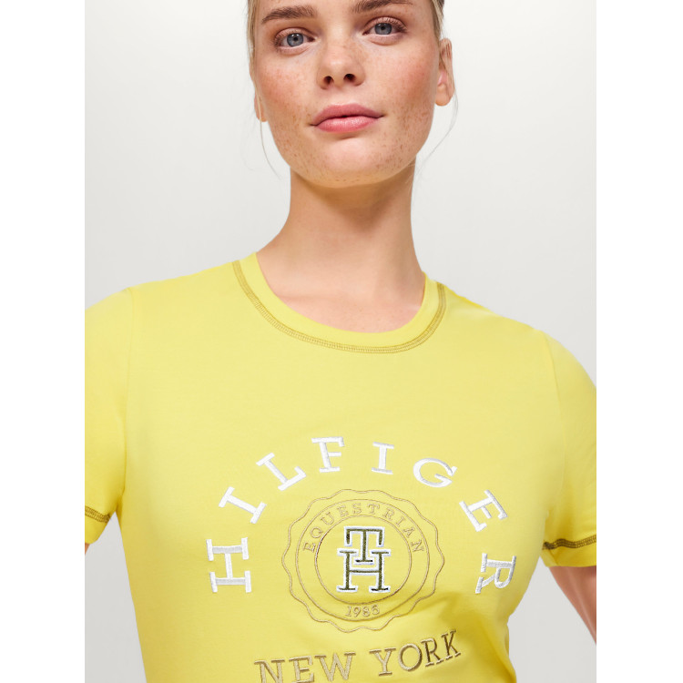 Grafisch T-shirt Tommy Hilfiger Equestrian Newport dames met korte mouwen Grafisch T-shirt Tommy Hilfiger Equestrian Newport dames met korte mouwen