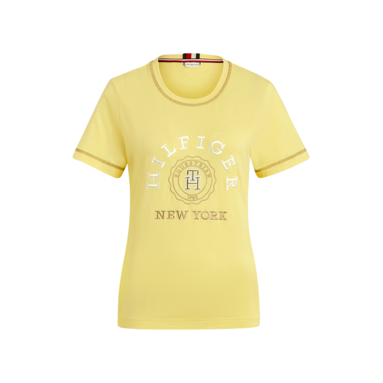 Grafisch T-shirt Tommy Hilfiger Equestrian Newport dames met korte mouwen Grafisch T-shirt Tommy Hilfiger Equestrian Newport dames met korte mouwen