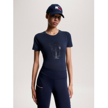 T-shirt Tommy Hilfiger Equestrian Manhattan met korte mouwen voor dames T-shirt Tommy Hilfiger Equestrian Manhattan met korte mouwen voor dames