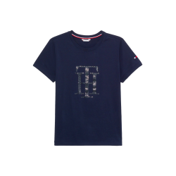 T-shirt Tommy Hilfiger Equestrian Manhattan met korte mouwen voor dames