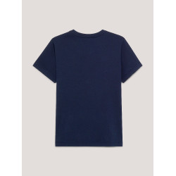 T-shirt Tommy Hilfiger Equestrian Manhattan met korte mouwen voor dames Marineblauw T-shirt Tommy Hilfiger Equestrian Manhattan met korte mouwen voor dames Marineblauw