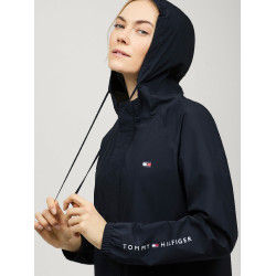 Waterdichte uniseks Tommy Hilfiger Equestrian Bolton jas Marineblauw