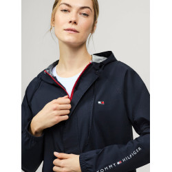 Waterdichte uniseks Tommy Hilfiger Equestrian Bolton jas Marineblauw
