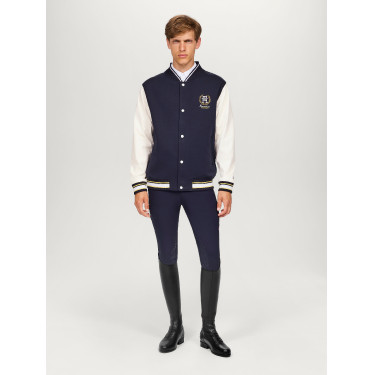 Tommy Hilfiger Equestrian Thompson heren varsityjack Marineblauw Tommy Hilfiger Equestrian Thompson heren varsityjack Marineblauw