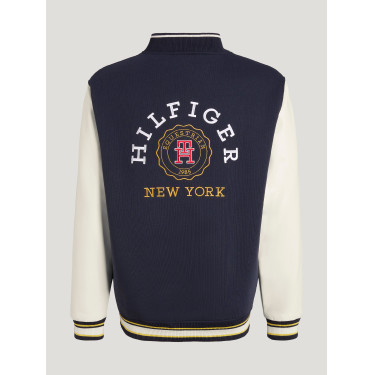 Tommy Hilfiger Equestrian Thompson heren varsityjack Marineblauw Tommy Hilfiger Equestrian Thompson heren varsityjack Marineblauw