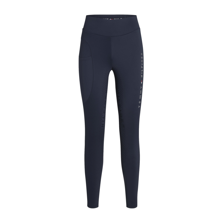Tommy Hilfiger Equestrian Elmira dameslegging full grip met strass Tommy Hilfiger Equestrian Elmira dameslegging full grip met strass