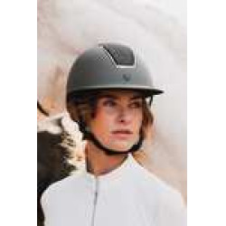 Glanzende Metalen Helm Monarch II Horze Smaragdgroen Glanzende Metalen Helm Monarch II Horze Smaragdgroen