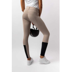 Rijbroek Horze Evelyn full seat dames Eenvoudige taupe Beige