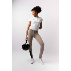 Rijbroek Horze Evelyn full seat dames Eenvoudige taupe Beige