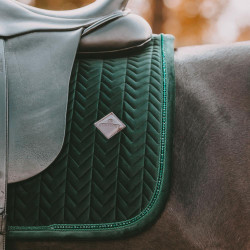 Zadeldek Velvet Pearls dressuur Kentucky Donkergroen