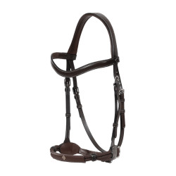 Bitloze hoofdstel zonder bit Dy'on Bruin