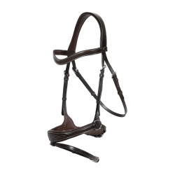 Bridon Working van Dy'on met bewegingsvrijheid Bruin Bridon Working van Dy'on met bewegingsvrijheid Bruin