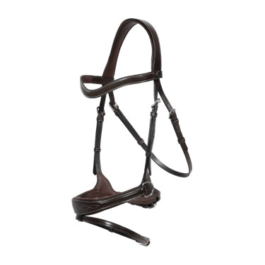 Bridon Working van Dy'on met bewegingsvrijheid Bruin Bridon Working van Dy'on met bewegingsvrijheid Bruin