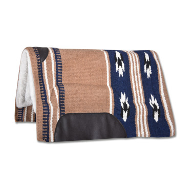 Western zadeldek Waldhausen Utah Beige / blauw Western zadeldek Waldhausen Utah Beige / blauw