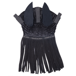 Oornetje met franjes Waldhausen Zwart