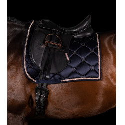 Zadeldek Waldhausen Valencia Donkerblauw / roségoud