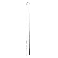 Waldhausen vierdelige, zeer lichte longeerzweep Zwart