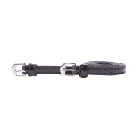 Waldhausen gelakte lederen spoorriemen Zwart Waldhausen gelakte lederen spoorriemen Zwart