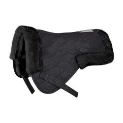 Waldhausen schokdemper van synthetisch bont Zwart / zwart