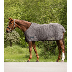Vliegendeken Waldhausen Comfort met kruissingels Grijs Vliegendeken Waldhausen Comfort met kruissingels Grijs