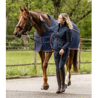 Walshausen Cooler zomervliegendeken Nachtblauw / oranje