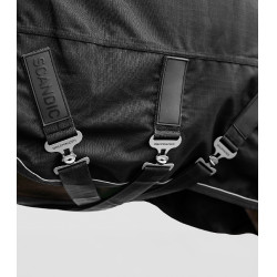 Buiten deken High Neck Waldhausen Scandic 100 g Zwart