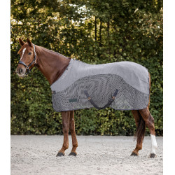 Waldhausen Comfort anti-vlieg fleece deken Grijs