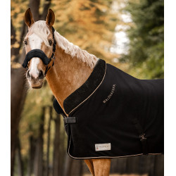 Waldhausen fleece deken Modern Rosé Zwart / goud